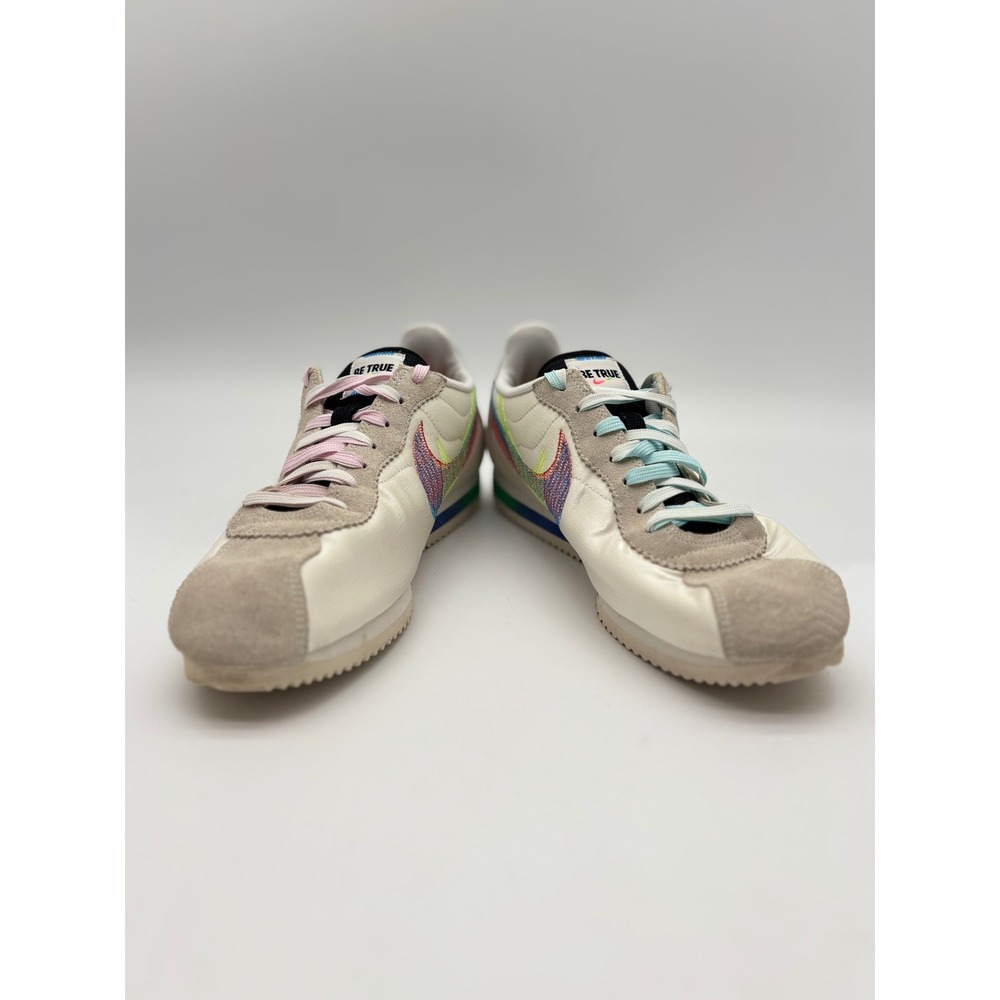 Nike Cortez Be True 2022 Rainbow Summit White Multi Men 10 DR5491-100 Sneaker - Picture 4 of 8